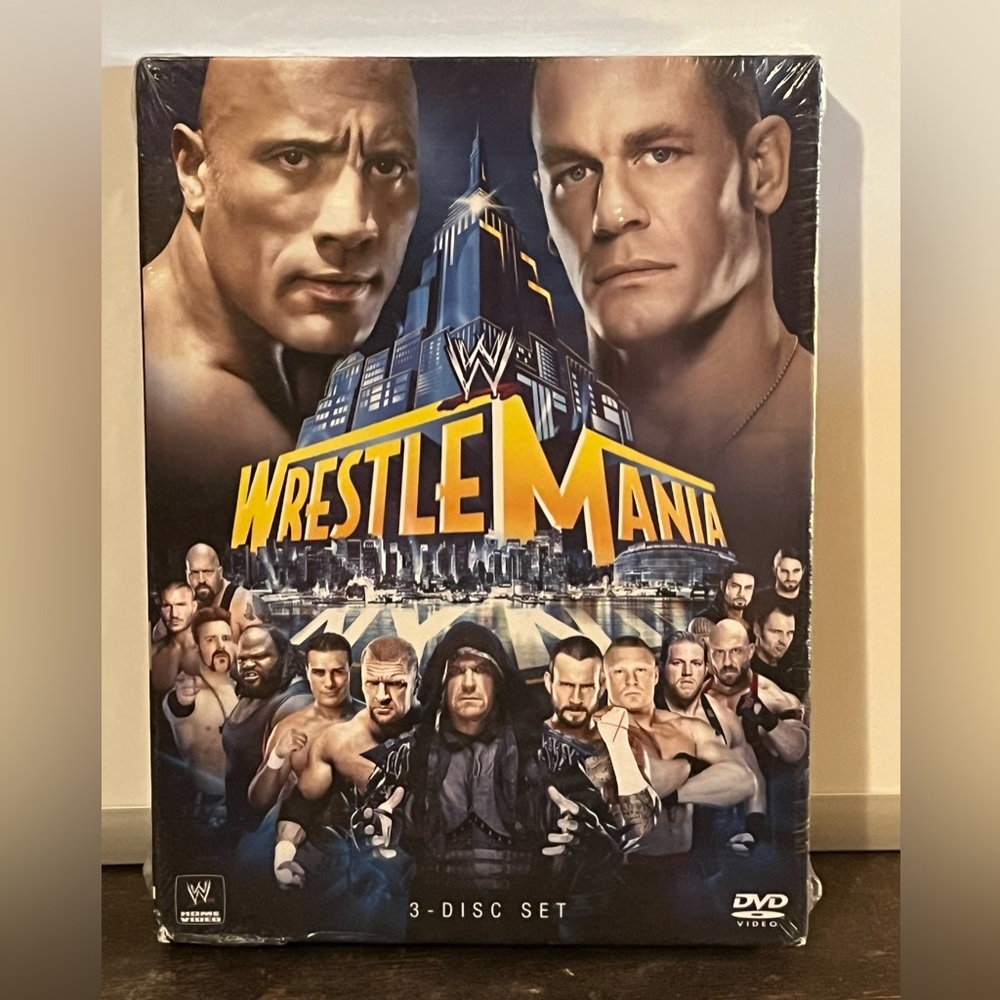 WWE WrestleMania DVD 3 disc Set season 29